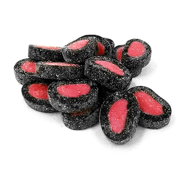 Porvoon Lakritsi Sour Giant Filling Strawberry, 2kg