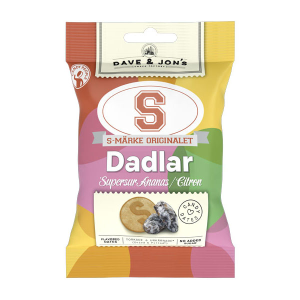 S-Märke Datteln, saure Zitrone, 20 x 50g