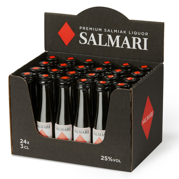 Salmari salmiak Lakritzlikör 25% vol 24 x 30ml