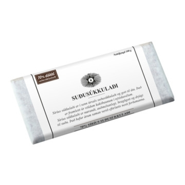 Sirius Konsum Schokolade 70% Kakao, 15 x 100g