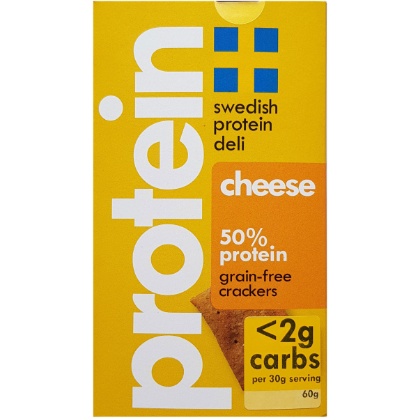 Swedish Protein Deli Cheese-Crackers, 10 x 60g