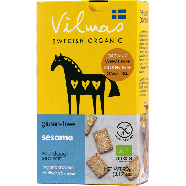 Vilmas Sesame BIO-Cracker, 10 x 90g