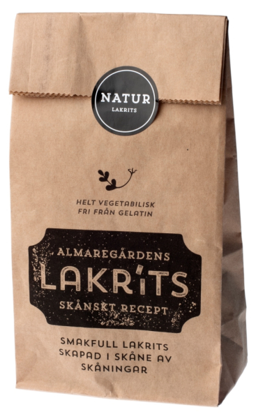 Almaregårdens Lakritz natur, Tüte