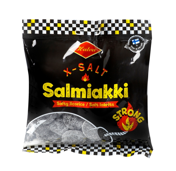 Halva X-Salt Salmiakki, 24 x 120g
