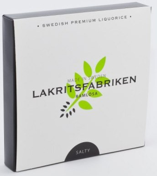 Lakritsfabriken Lakritz salzig Premium Liquorice Salty, Schachtel